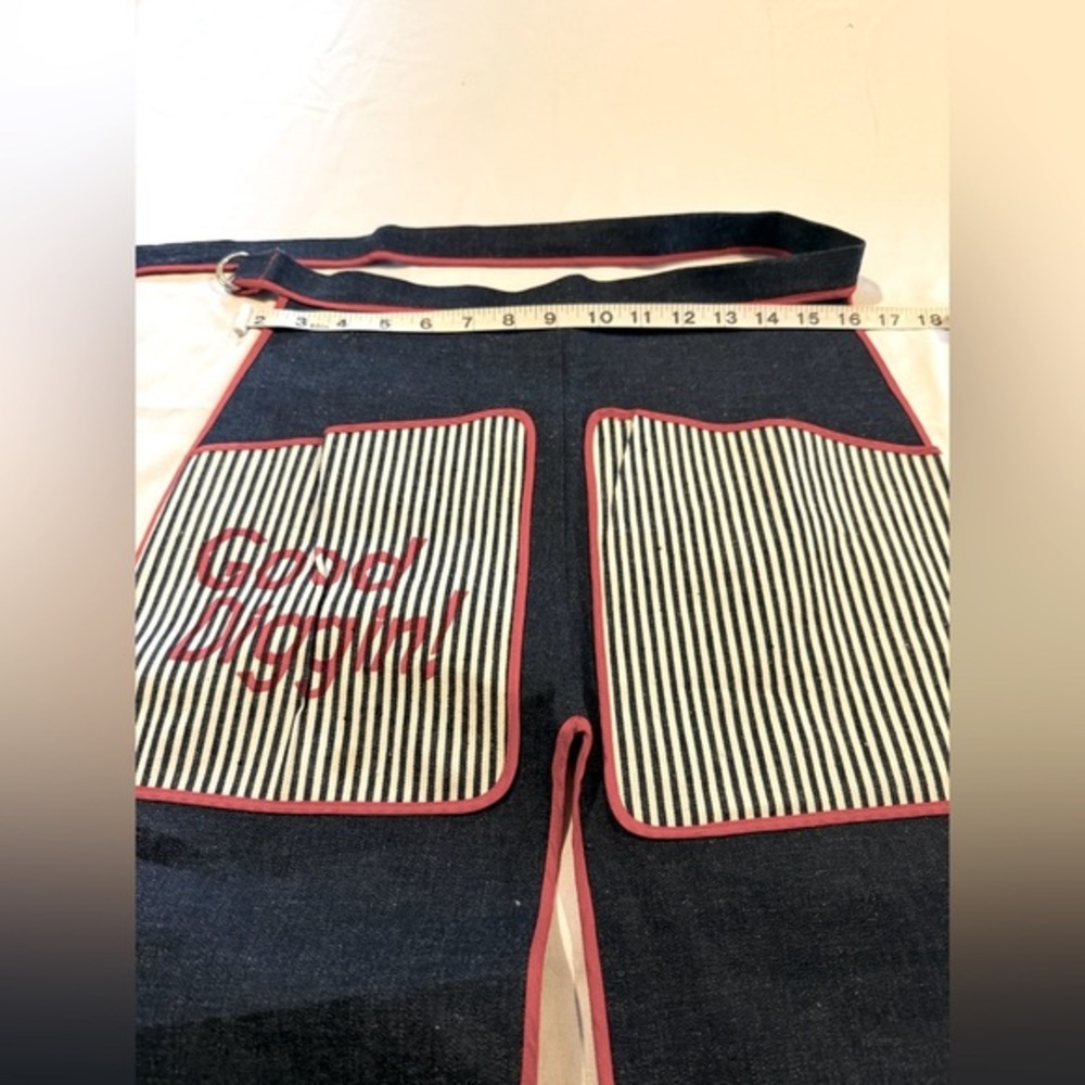 A Kay Shanno Original - VINTAGE Gardening Denim Chaps - Mint Condition - Picture 8 of 11